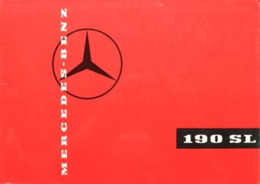 Mercedes-Benz 190 SL Modelprogram 1958 Carbrochure (4312)